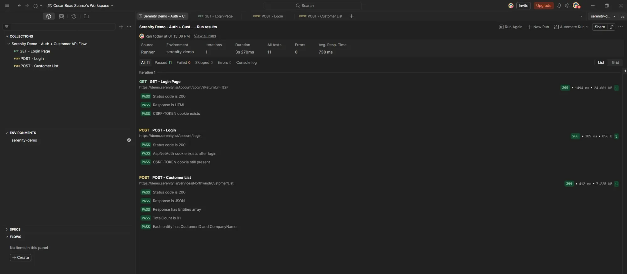 Postman sin assertions es solo un cliente HTTP bonito