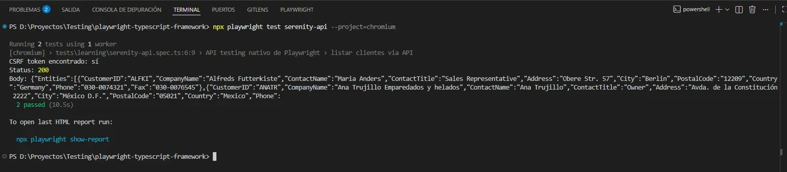 Playwright: API testing nativo — request sin browser, mismo framework