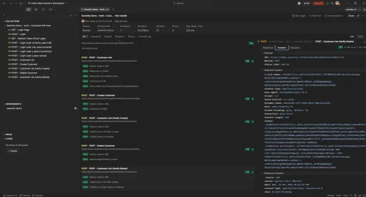 CRUD real desde Postman: crear, verificar, eliminar y confirmar