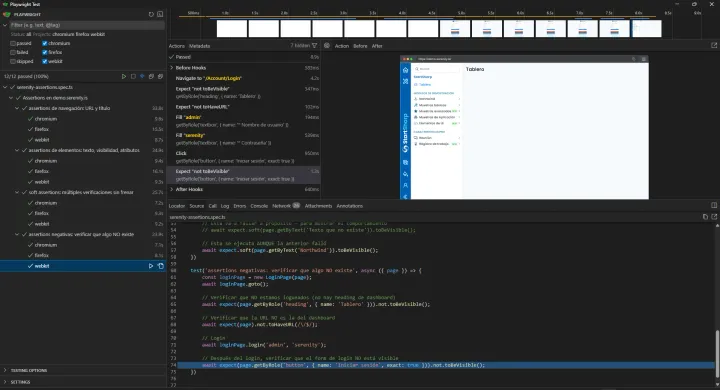 Assertions en Playwright: auto-retry, soft assertions y lo que en Selenium armé a mano
