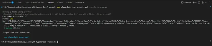 Playwright: API testing nativo — request sin browser, mismo framework