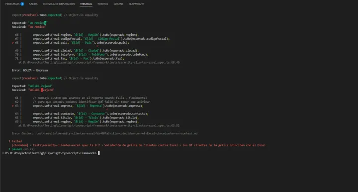 Validar 91 clientes contra Excel en Playwright: el bug que Selenium no había encontrado